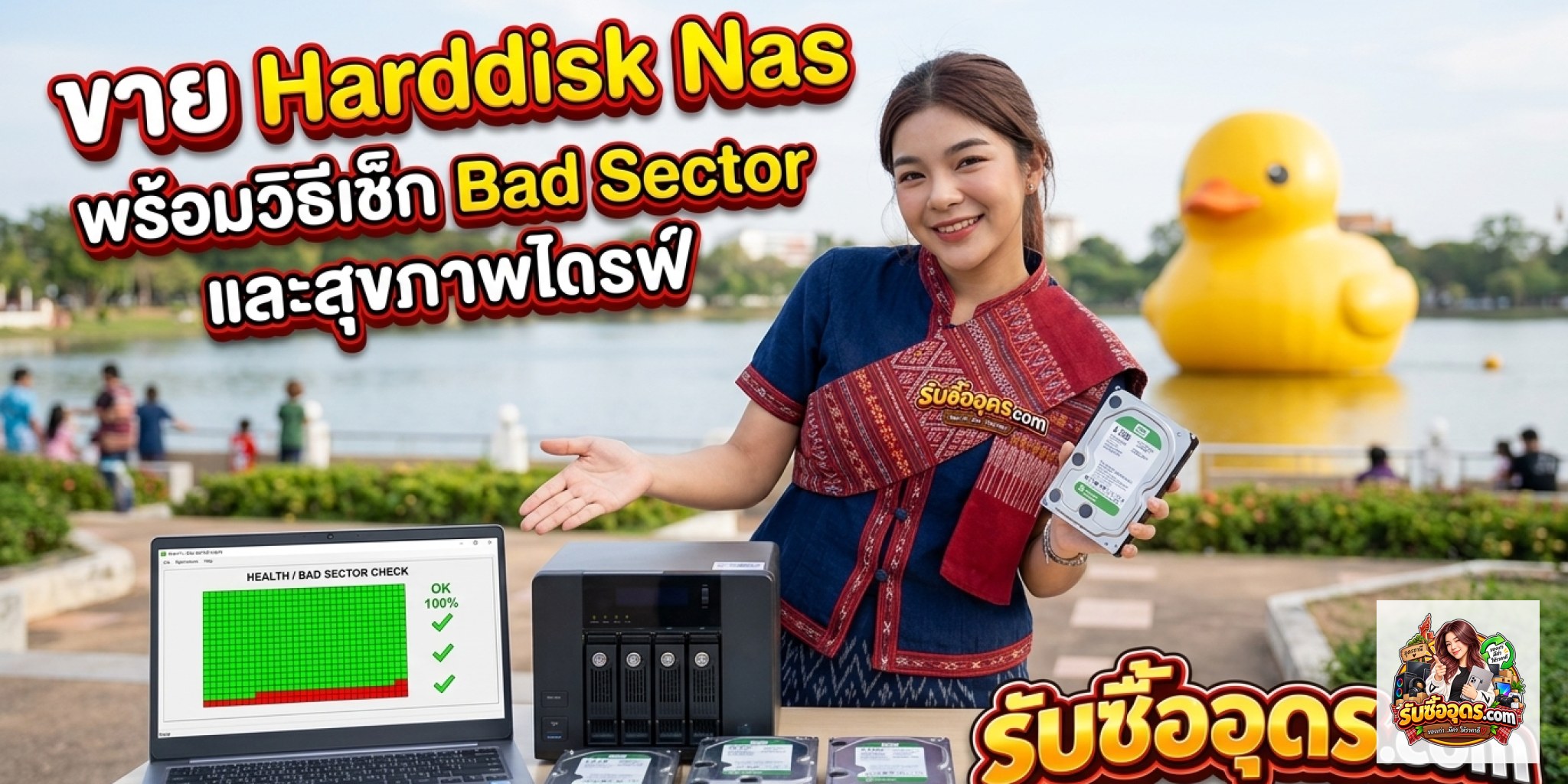 ตรวจเช็กสุขภาพ Harddisk Nas ก่อนนำมาขายมือสองในอุดรธานี