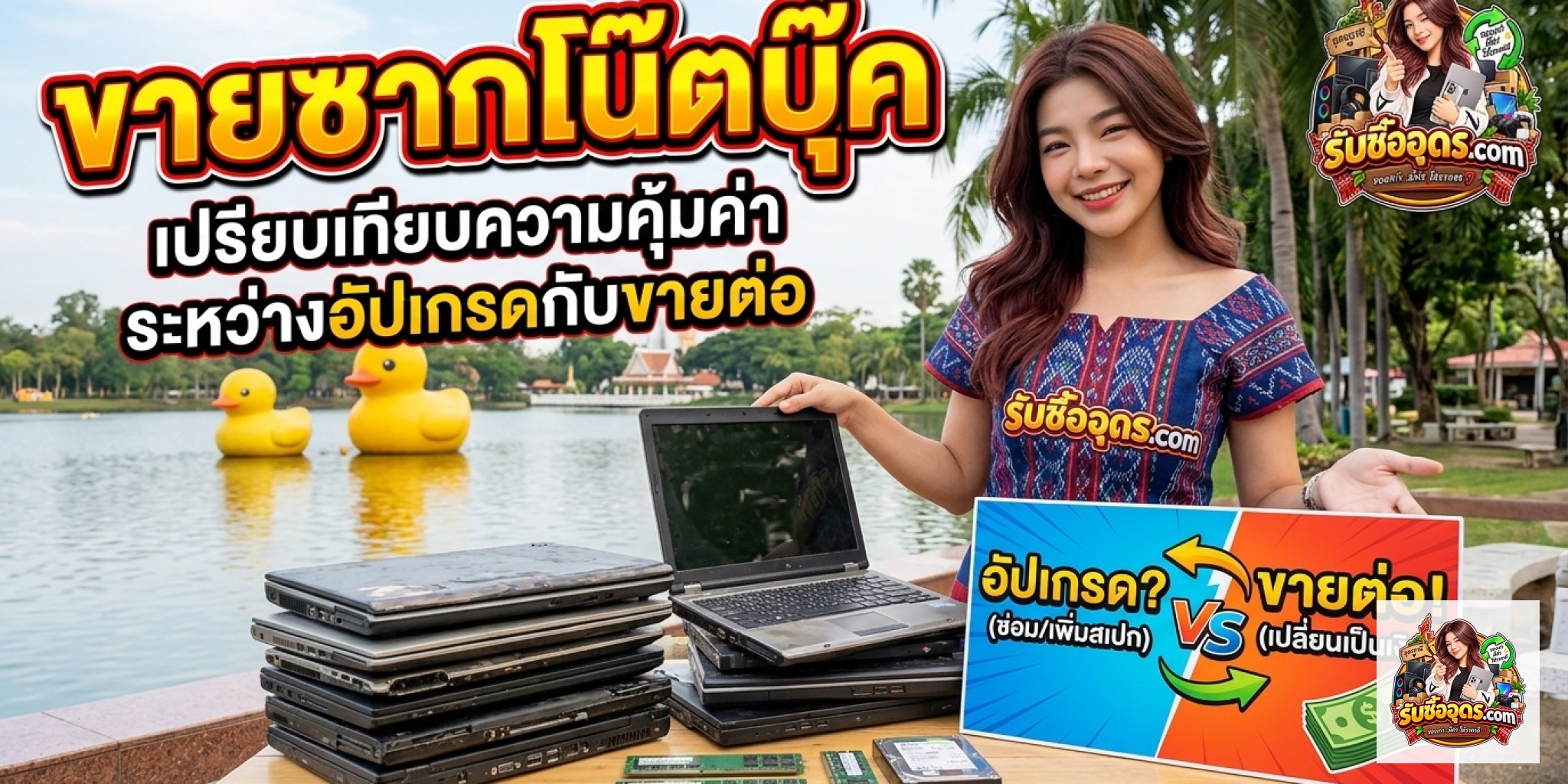 ขายซากโน๊ตบุ๊ค เปรียบเทียบความคุ้มค่าระหว่างอัปเกรดกับการขายต่อ