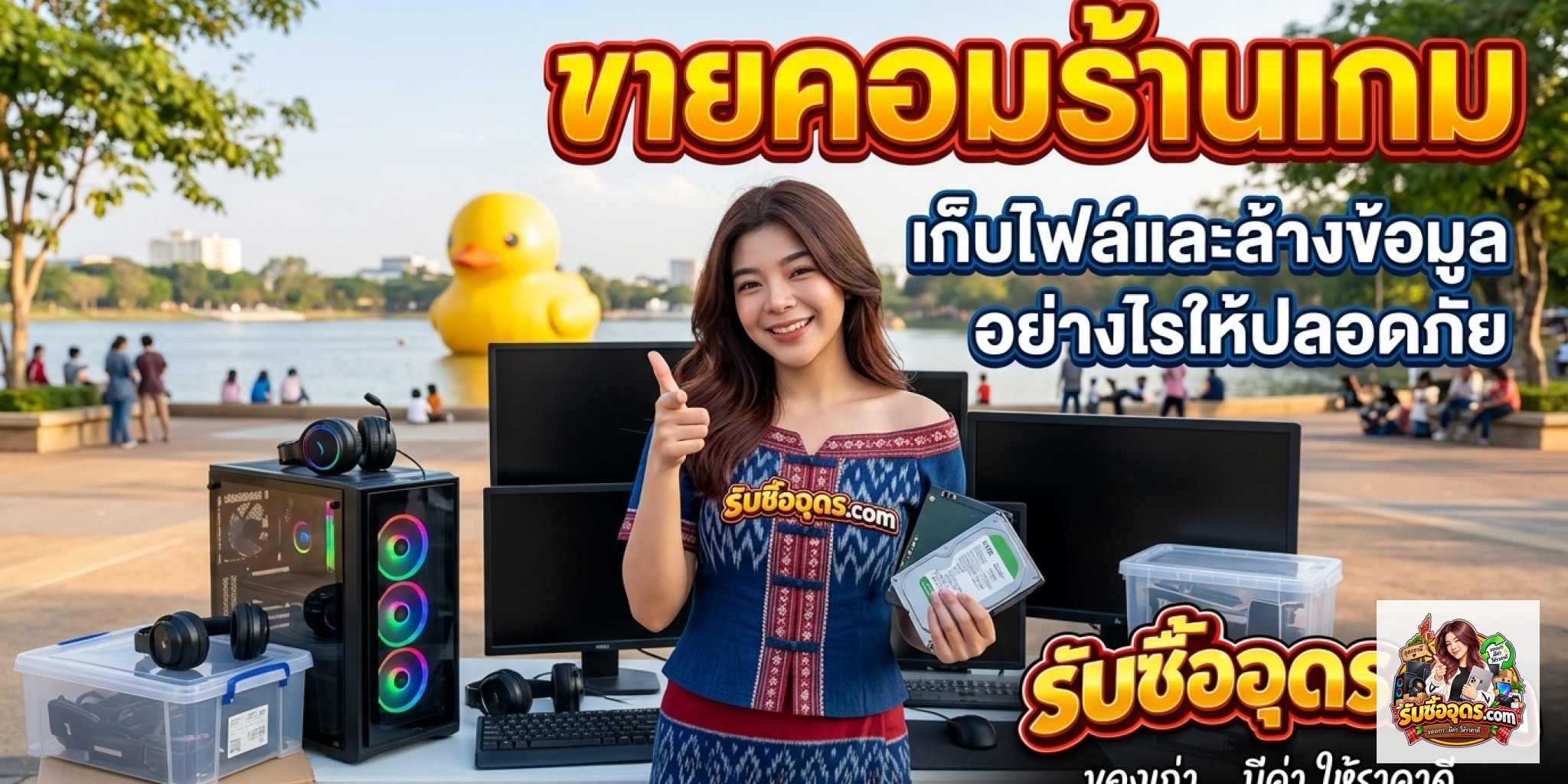 ขั้นตอนการล้างข้อมูลและเตรียมขายคอมร้านเกมมือสองในอุดรธานี