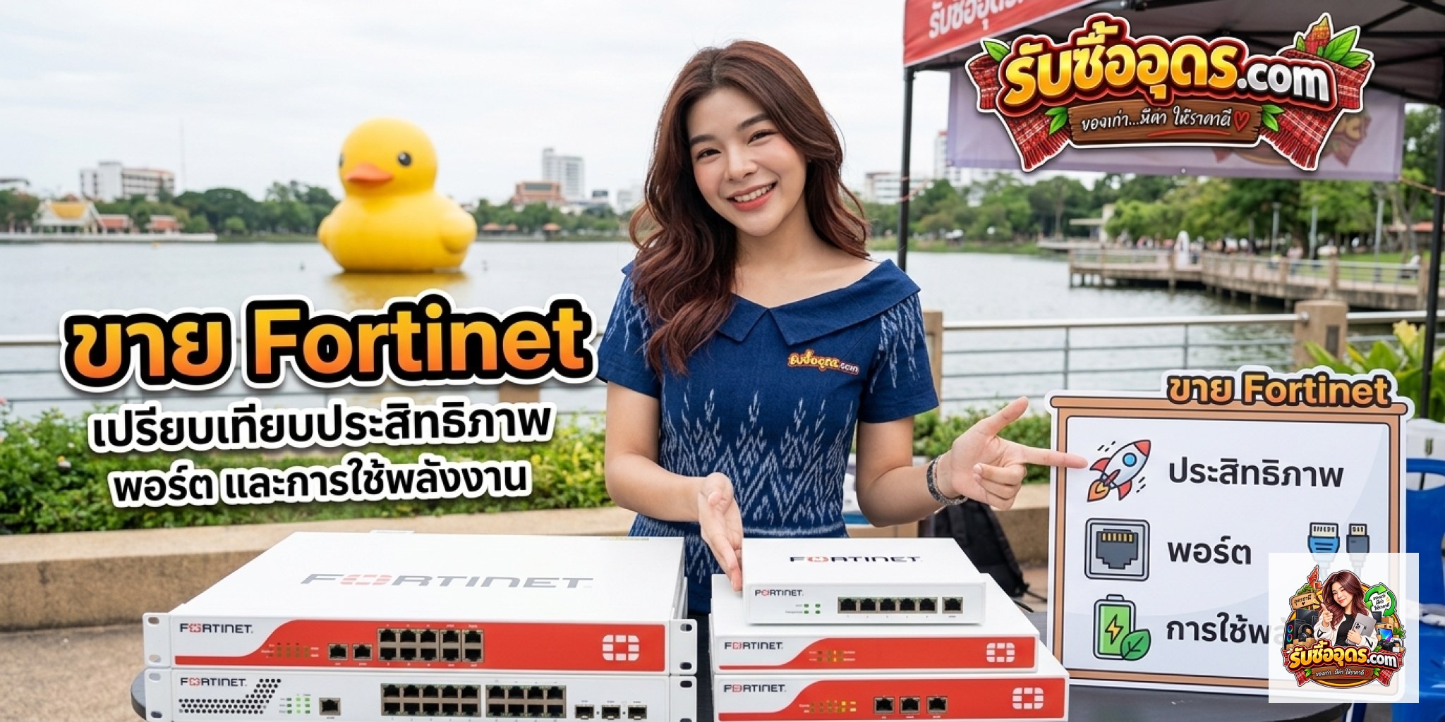 อุปกรณ์เน็ตเวิร์กไฟร์วอลล์สำหรับการขาย Fortinet มือสอง เปรียบเทียบพอร์ตและการใช้งาน